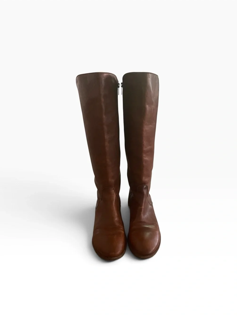 Frye Carson Women's Tall Brown Leather Boots Size 8